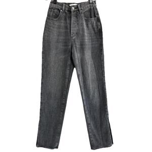 PacSun Women Dad Jeans Size 23 HighRise Button Fly Denim 24x30 Pacific Sunflower